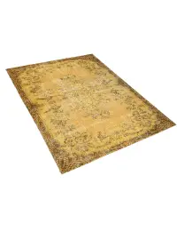 Amarillo Turquía Alfombra vintage 290 x 185 cm - view 2
