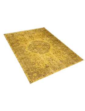 Amarillo Turquía Alfombra vintage 268 x 170 cm - view 2
