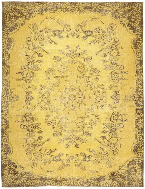 Giallo Turco Tappeto vintage 280 x 167 cm