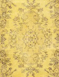 Amarillo Turquía Alfombra vintage 280 x 167 cm - view 3
