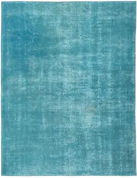 Turquoise Turc Tapis vintage 232 x 140 cm