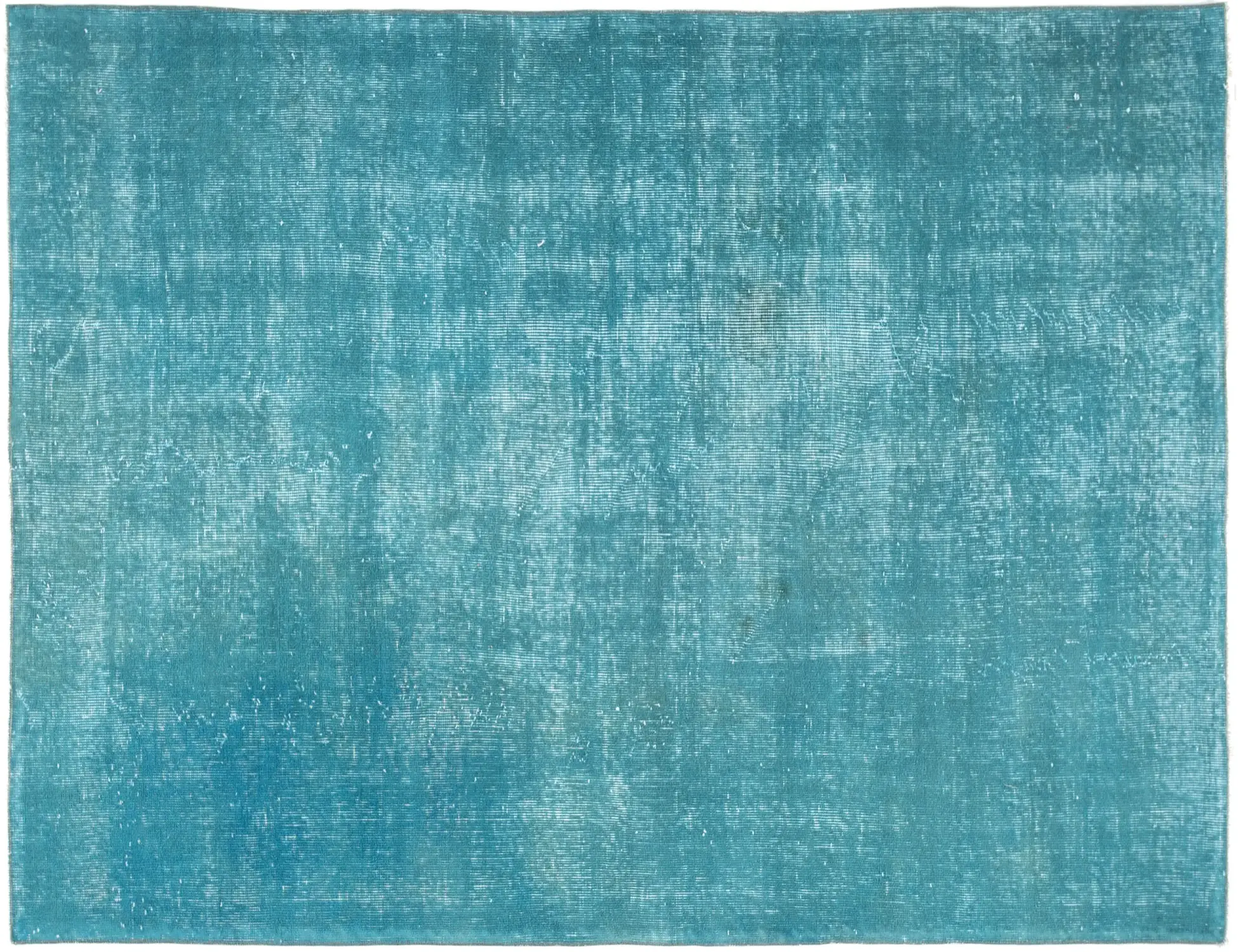 Turchese Turco Tappeto vintage 232 x 140 cm - Tappeto unico fatto a mano