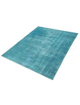 Turquoise Turc Tapis vintage 232 x 140 cm - view 1