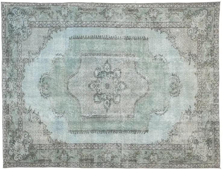 Azul Turquía Alfombra vintage 250 x 153 cm
