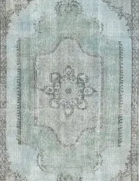 Azul Turquía Alfombra vintage 250 x 153 cm - view 3