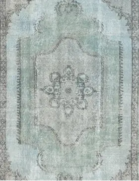 Azul Turquía Alfombra vintage 250 x 153 cm - view 3