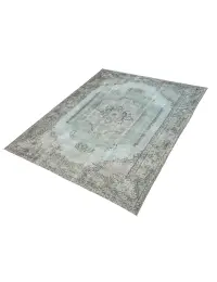Azul Turquía Alfombra vintage 250 x 153 cm - view 1