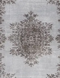 Grå Tyrkiet Vintagetæppe 204 x 115 cm - view 3