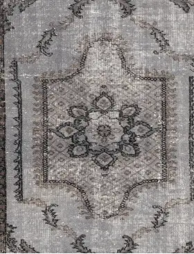 Gris Turquía Alfombra vintage 178 x 111 cm - view 3