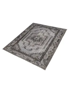 Gris Turquía Alfombra vintage 178 x 111 cm - view 1