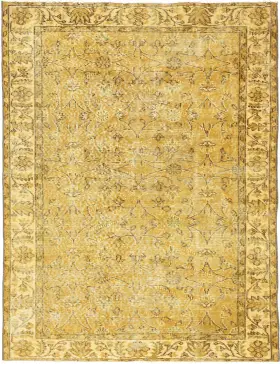 Yellow Turkey Vintage Carpet 206 x 118 cm