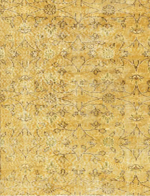 Giallo Turco Tappeto vintage 206 x 118 cm - view 3