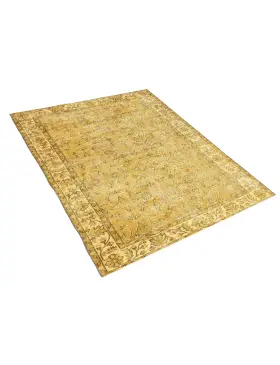 Yellow Turkey Vintage Carpet 206 x 118 cm - view 2