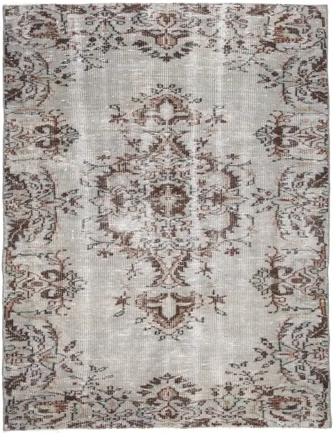Harmaa Turkki vintage matot 200 x 142 cm