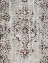 Grau Türkei Vintage Teppich 200 x 142 cm - view 3
