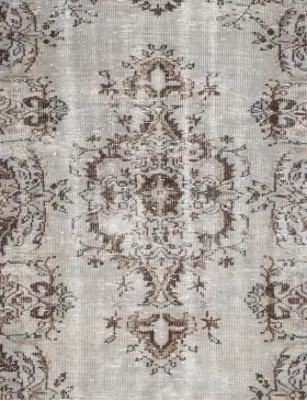 Grau Türkei Vintage Teppich 200 x 142 cm - view 3