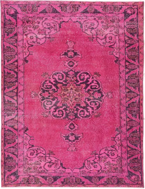 Pinkki Turkki vintage matot 210 x 125 cm