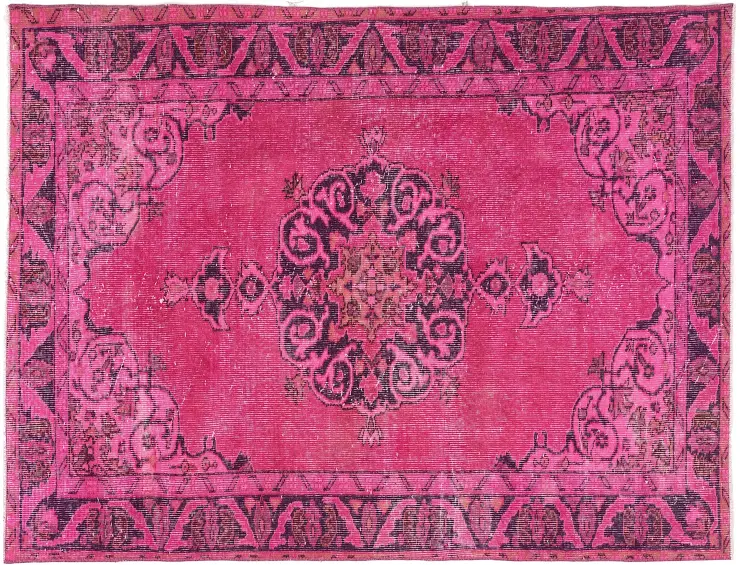 Pinkki Turkki vintage matot 210 x 125 cm