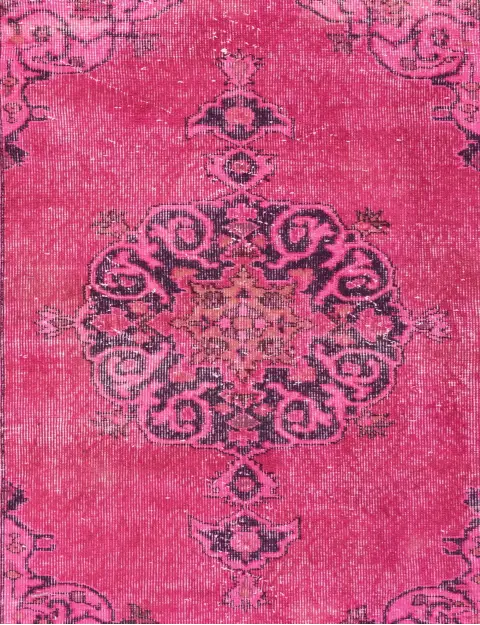 Pinkki Turkki vintage matot 210 x 125 cm - view 3