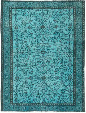 Turchese Turco Tappeto vintage 200 x 112 cm
