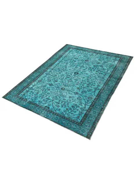 Turchese Turco Tappeto vintage 200 x 112 cm - view 1