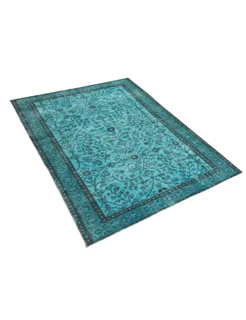 Turchese Turco Tappeto vintage 200 x 112 cm - view 2