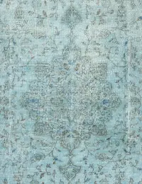Bleu Turc Tapis vintage 286 x 202 cm - view 3