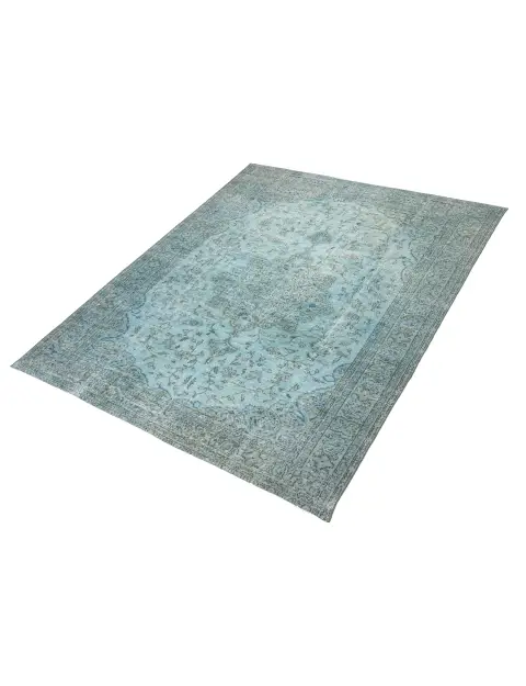 Bleu Turc Tapis vintage 286 x 202 cm - view 1