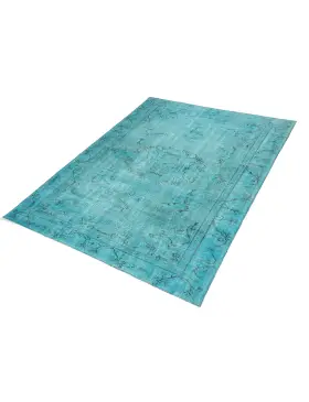 Turchese Turco Tappeto vintage 284 x 182 cm - view 1