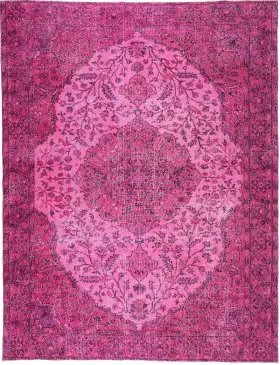 Rosa Turkiet vintage matta 290 x 204 cm