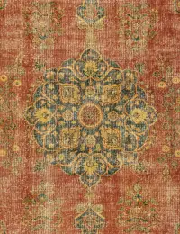 Jaune Turc Tapis vintage 312 x 216 cm - view 3
