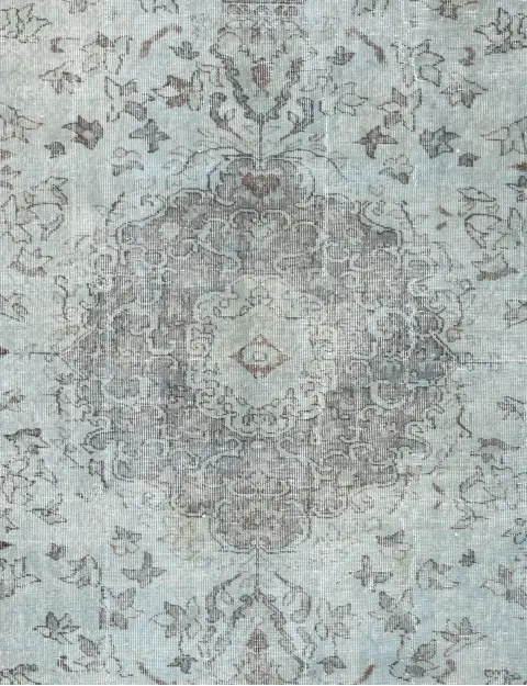 Blå Turkiet vintage matta 288 x 195 cm - view 3