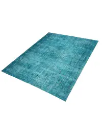 Turkis Tyrkia vintage teppe 280 x 198 cm - view 1