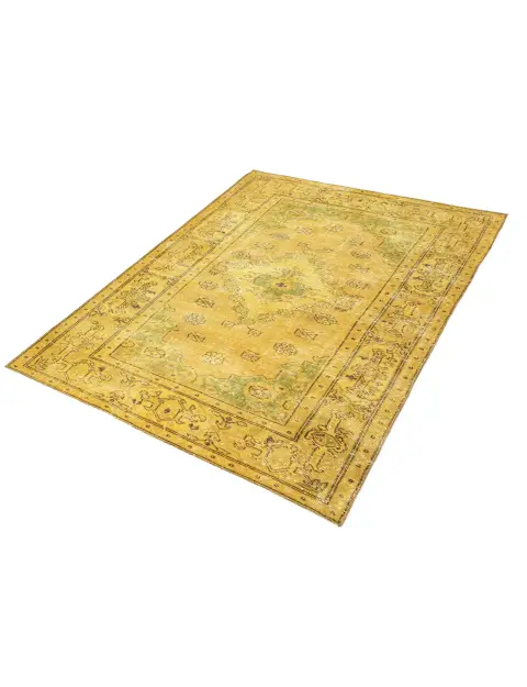 Giallo Turco Tappeto vintage 227 x 141 cm - view 1