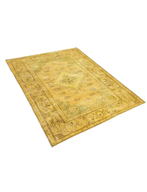 Giallo Turco Tappeto vintage 227 x 141 cm - view 2