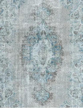 Blå Tyrkia vintage teppe 270 x 180 cm - view 3