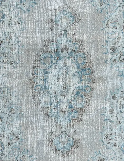 Bleu Turc Tapis vintage 270 x 180 cm - view 3