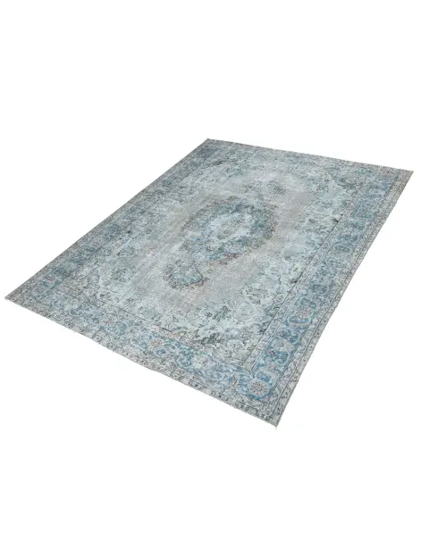 Bleu Turc Tapis vintage 270 x 180 cm - view 1