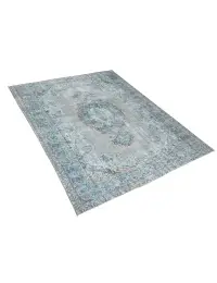 Bleu Turc Tapis vintage 270 x 180 cm - view 2