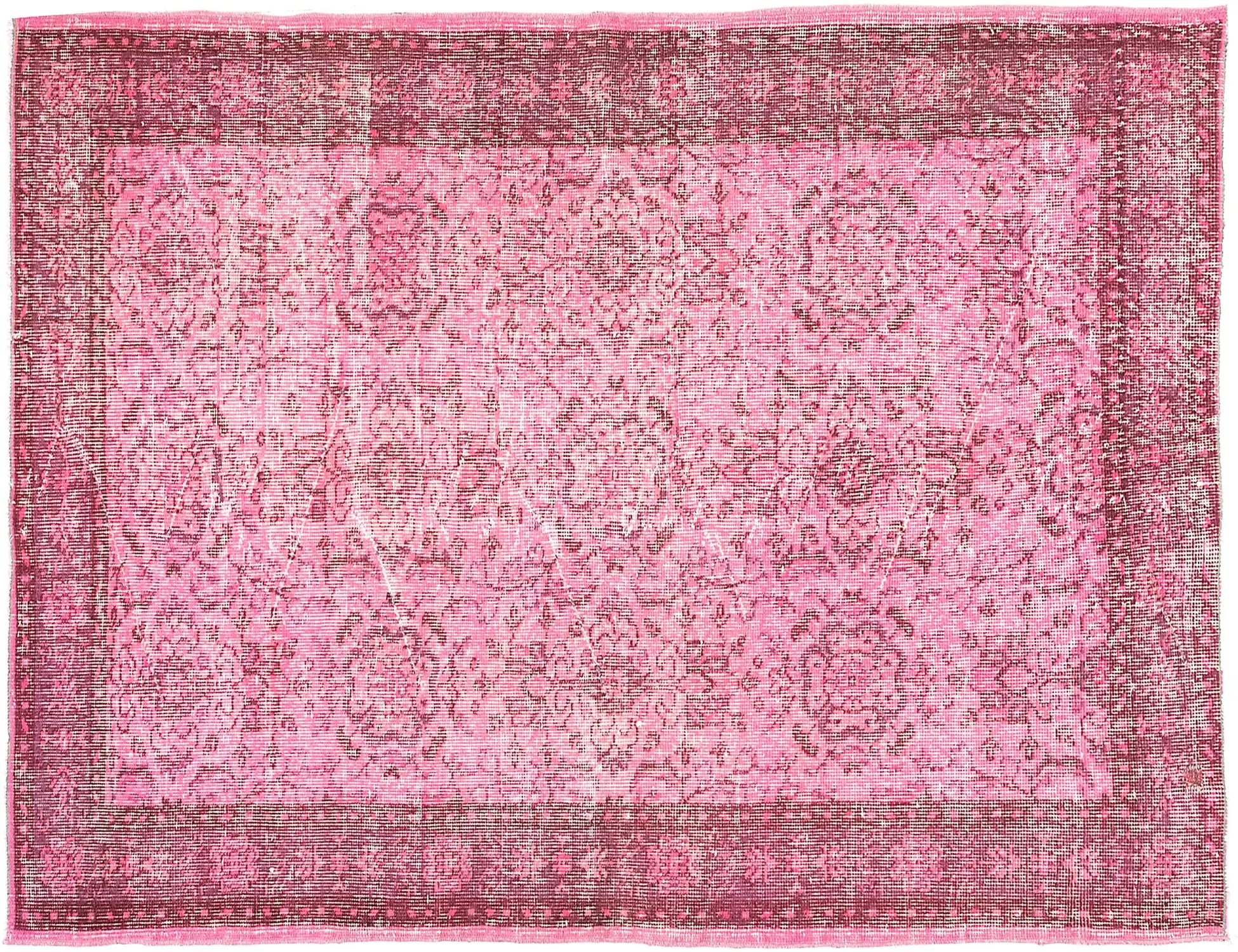 Rose Turc Tapis vintage 202 x 122 cm - Tapis fait main unique