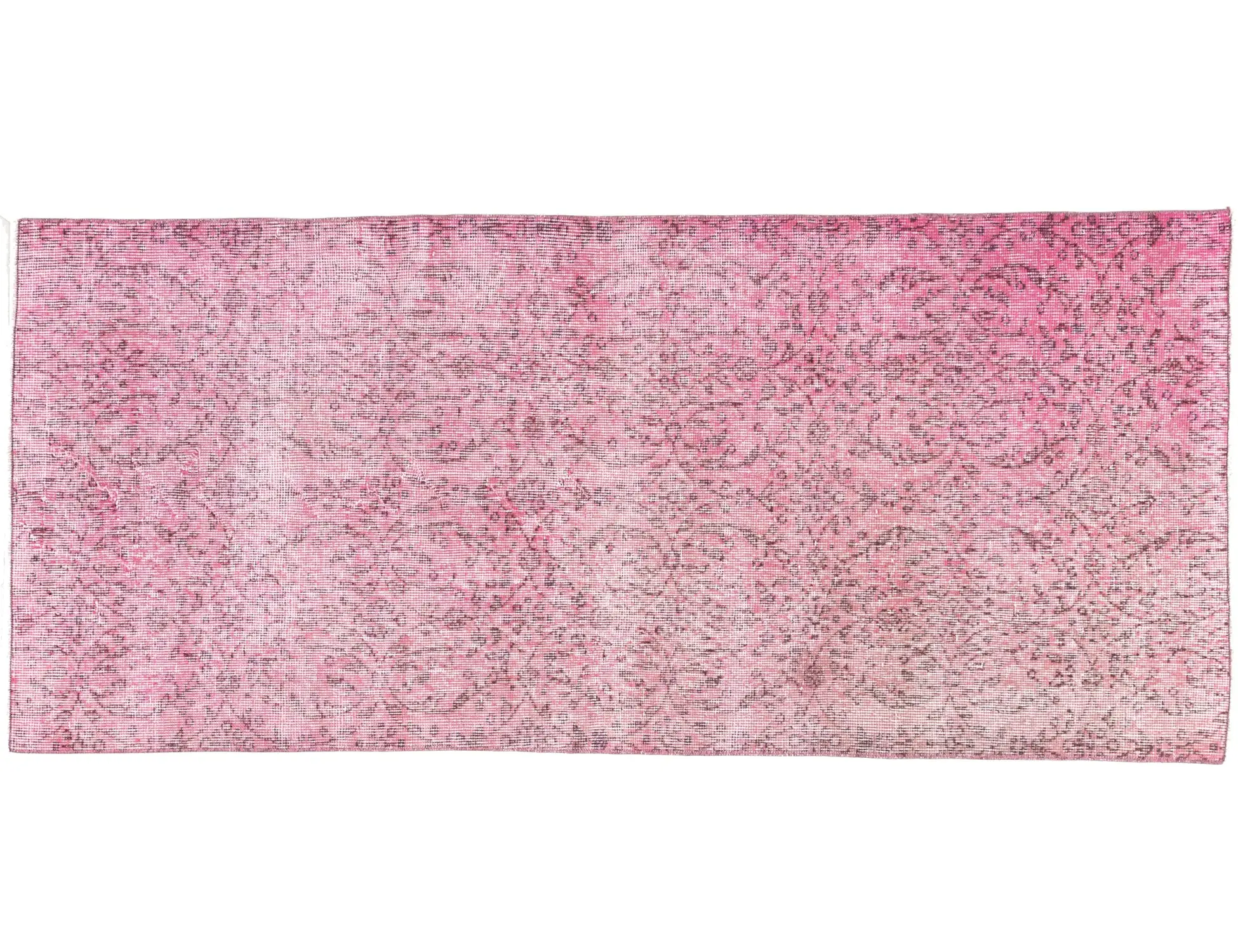Rosa Turquía Alfombra vintage 188 x 83 cm - Alfombra única hecha a mano