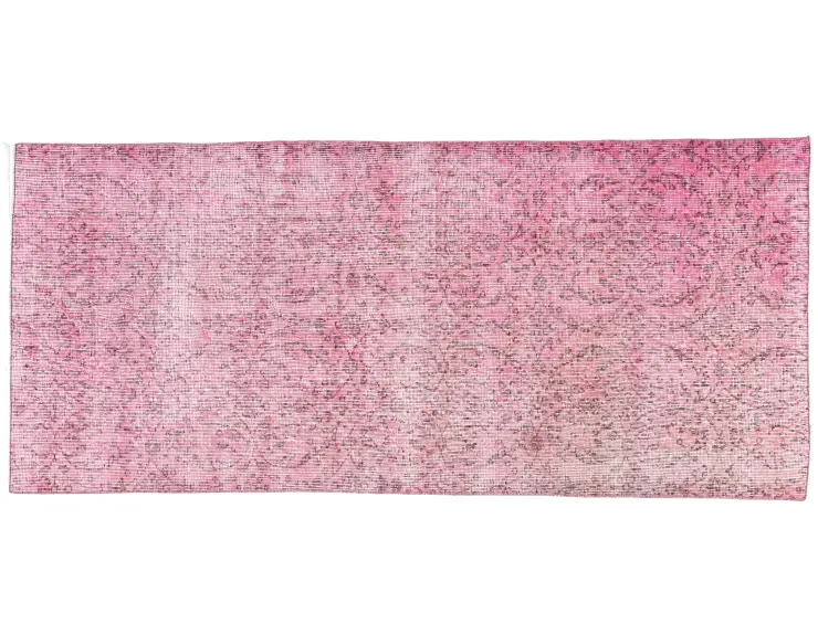 Rosa Turquía Alfombra vintage 188 x 83 cm