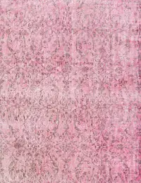 Rosa Turquía Alfombra vintage 188 x 83 cm - view 3