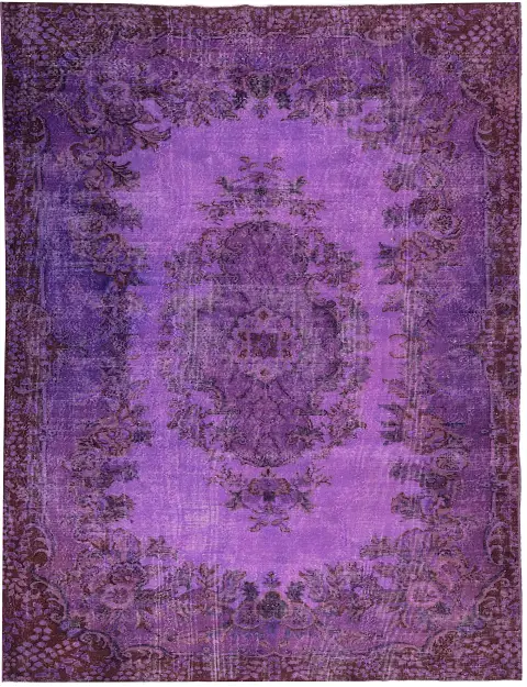 Violet Turc Tapis vintage 323 x 200 cm