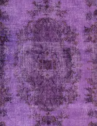 Lila Türkei Vintage Teppich 323 x 200 cm - view 3