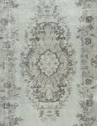 Blå Turkiet vintage matta 210 x 117 cm - view 3