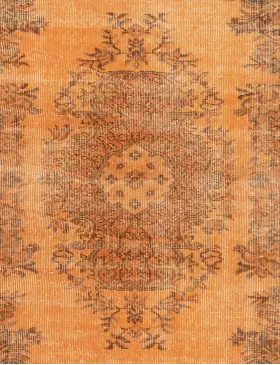 Orange Tyrkiet Vintagetæppe 210 x 113 cm - view 3