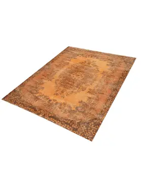 Orange Tyrkiet Vintagetæppe 210 x 113 cm - view 1
