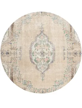 Beige Turkiet vintage matta 235 x 158 cm