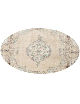 Beige Turkiet vintage matta 235 x 158 cm - view 2